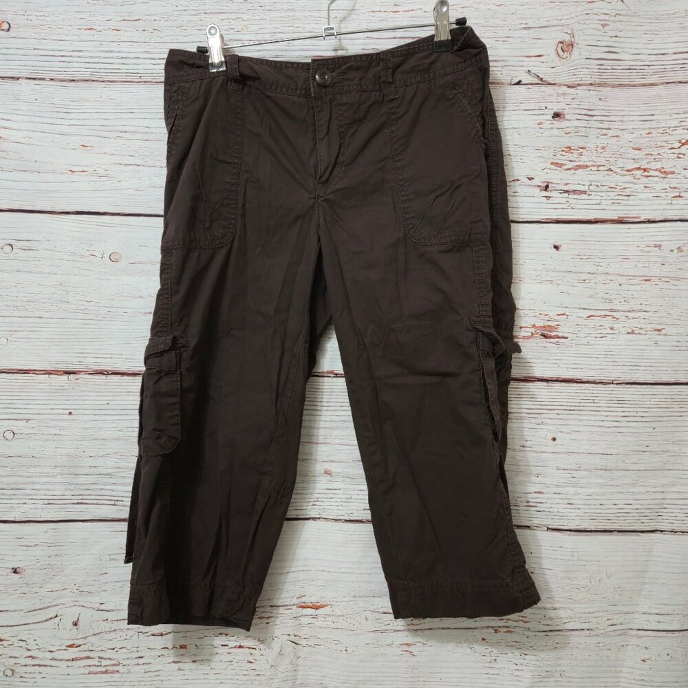 #202 Pre-Loved Merona Brown Cargo Capris